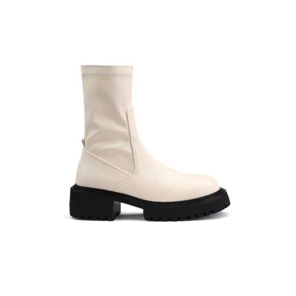 Botas Martín para Mujer: Elegantes y Cálidas, con Suela Gruesa y Tacón Chunky para Otoño e Invierno