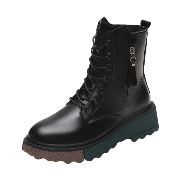 Botas Martin para Mujer - Estilo Británico, Nueva Moda con Suela Gruesa y Diseño Corto