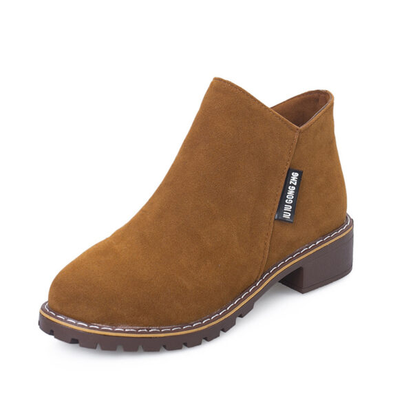 Botines de Moda Otoño-Invierno para Mujer - Elegancia y Comodidad con Acabado Aterciopelado