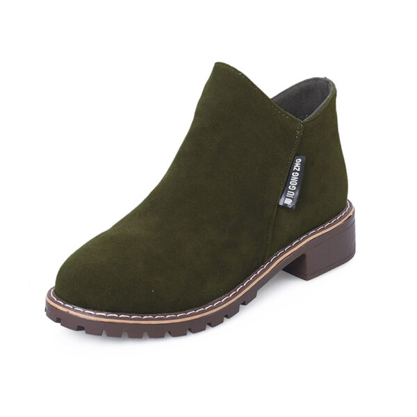 Botines de Moda Otoño-Invierno para Mujer - Elegancia y Comodidad con Acabado Aterciopelado