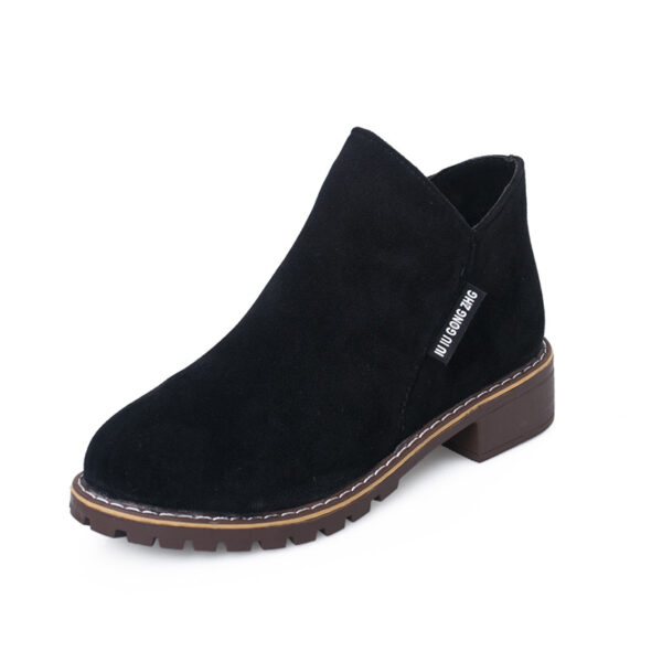 Botines de Moda Otoño-Invierno para Mujer - Elegancia y Comodidad con Acabado Aterciopelado