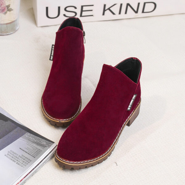 Botines de Moda Otoño-Invierno para Mujer - Elegancia y Comodidad con Acabado Aterciopelado