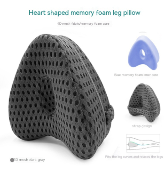 ¡Descubre la Almohada Contour Legacy en Forma de Corazón de Espuma Viscoelástica!
