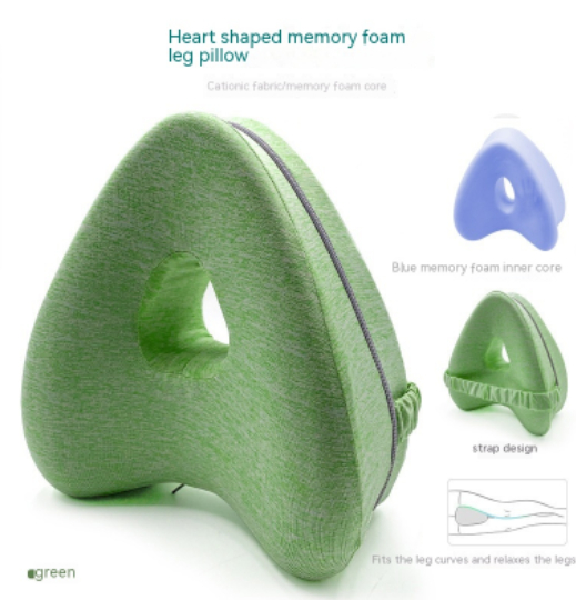 ¡Descubre la Almohada Contour Legacy en Forma de Corazón de Espuma Viscoelástica!