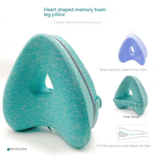 ¡Descubre la Almohada Contour Legacy en Forma de Corazón de Espuma Viscoelástica!