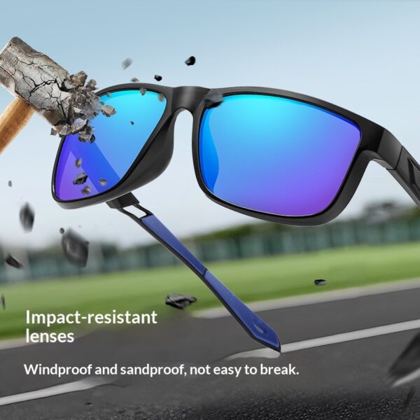 Gafas de Ciclismo a Prueba de Viento, Unisex, Lentes Polarizadas con Estilo