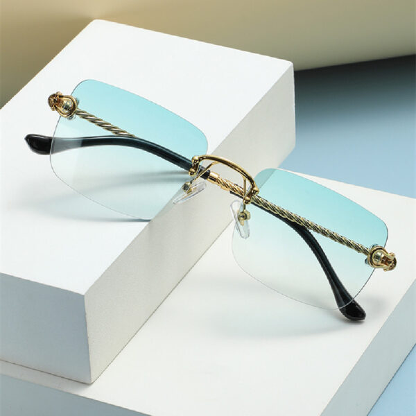 Gafas de Sol Cuadradas Sin Montura: Estilo y Frescura para Tu Mirada
