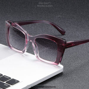 Gafas Progresivas HD de Gran Montura para Mujeres Mayores – Estilo y Comodidad para una Visión Clara