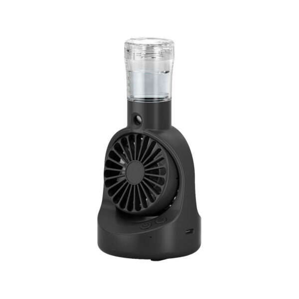 Ventilador Mini Portátil con Spray de Agua - 4 Velocidades, Carga USB, Tu Compañero Ideal para el Verano al Aire Libre ¡Refresca tus Días!