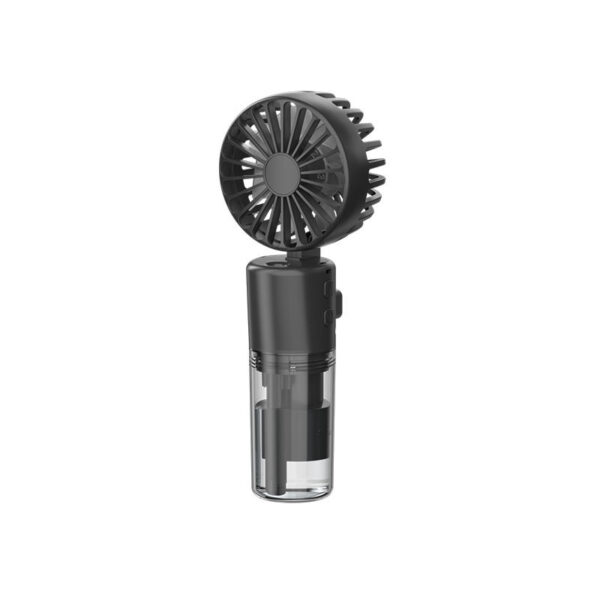 Ventilador Mini Portátil con Spray de Agua - 4 Velocidades, Carga USB, Tu Compañero Ideal para el Verano al Aire Libre ¡Refresca tus Días!