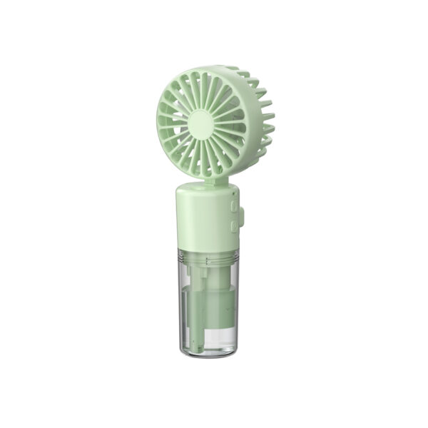 Ventilador Mini Portátil con Spray de Agua - 4 Velocidades, Carga USB, Tu Compañero Ideal para el Verano al Aire Libre ¡Refresca tus Días!