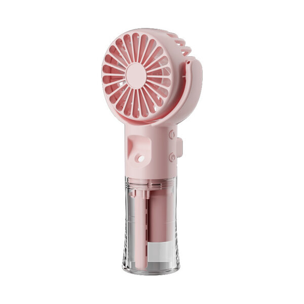 Ventilador Mini Portátil con Spray de Agua - 4 Velocidades, Carga USB, Tu Compañero Ideal para el Verano al Aire Libre ¡Refresca tus Días!