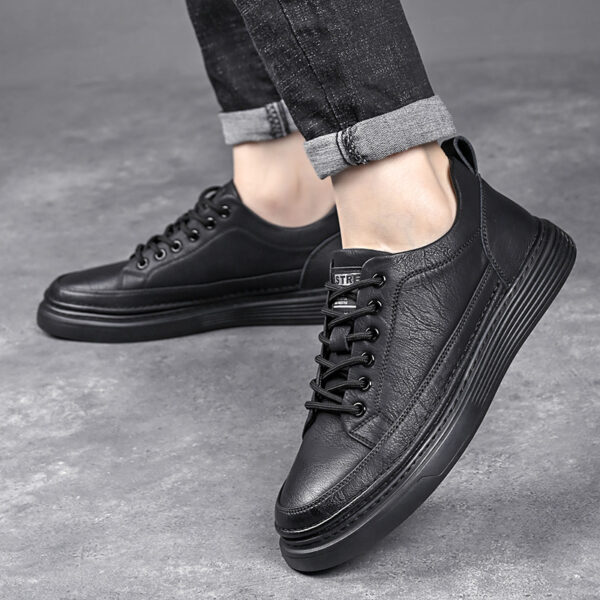 Zapatos de Otoño para Hombre – Elegancia Británica en Cuero Casual