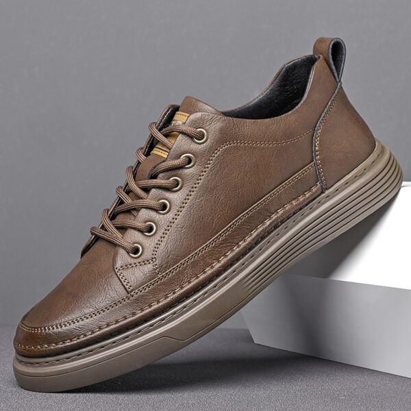 Zapatos de Otoño para Hombre – Elegancia Británica en Cuero Casual