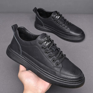 Zapatos de Otoño para Hombre – Elegancia Británica en Cuero Casual