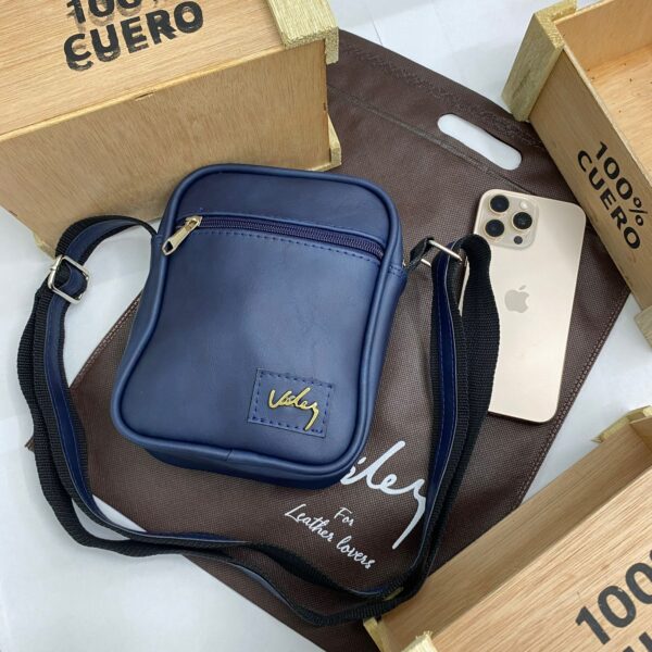 Bolso cruzado de cuero Vélez para caballero