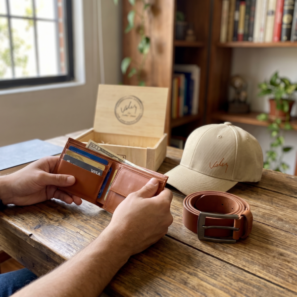 Set de Accesorios de Cuero Vélez - Estilo y Calidad