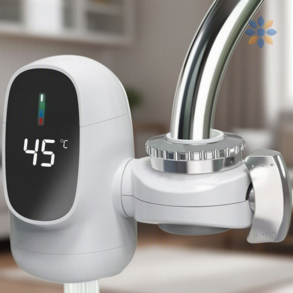 Filtro Calentador de Agua para Grifo con Pantalla LED