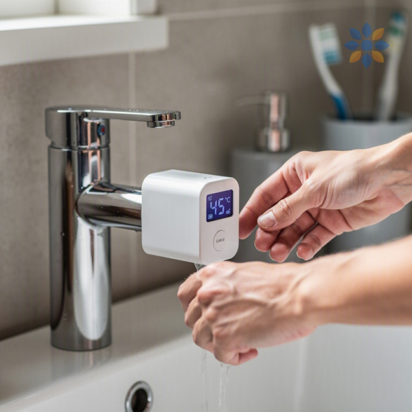 Filtro Calentador de Agua para Grifo con Pantalla LED