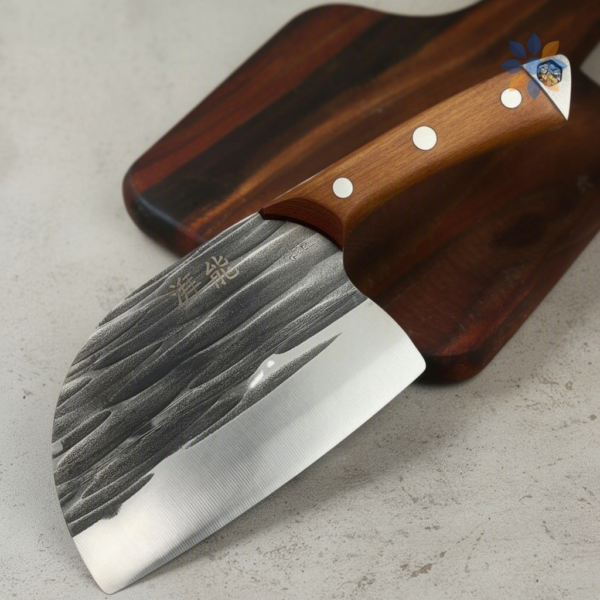 Cuchillo Hacha Japonés Acero Inoxidable Profesional