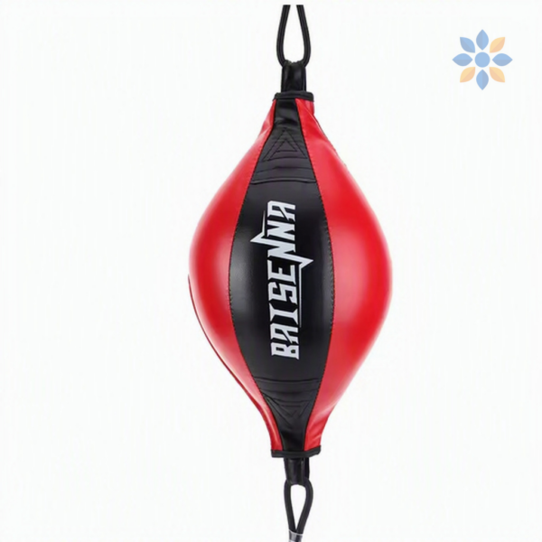 Balón de velocidad para boxeo Baisenna rojo y negro