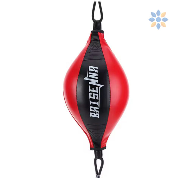 Balón de velocidad para boxeo Baisenna rojo y negro
