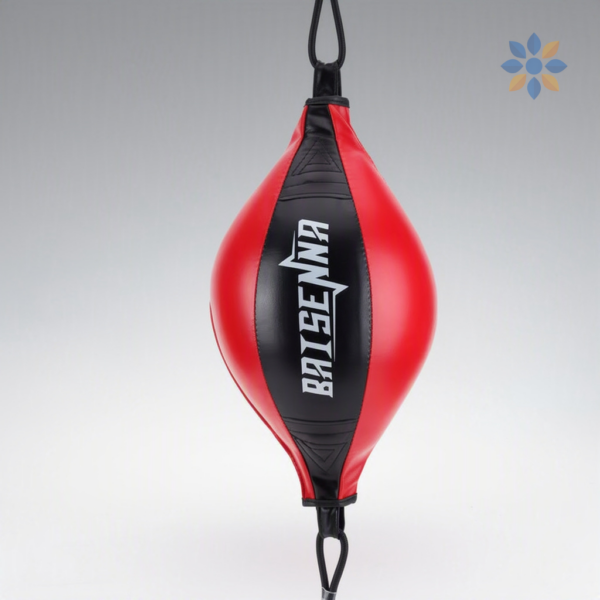 Balón de velocidad para boxeo Baisenna rojo y negro