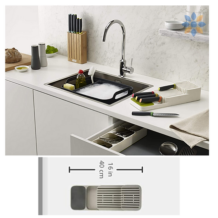 Organizador de Cuchillos y Utensilios X9 Práctico y Seguro