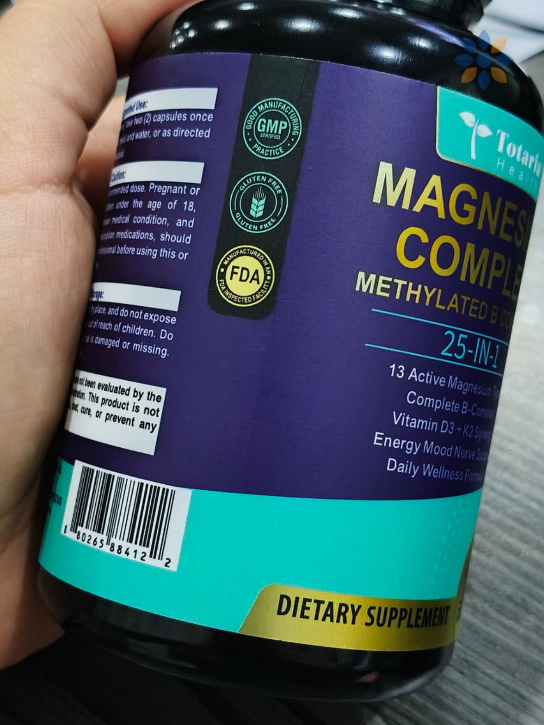 Magnesium 25 in 1: Suplemento Premium de Magnesio y Vitaminas