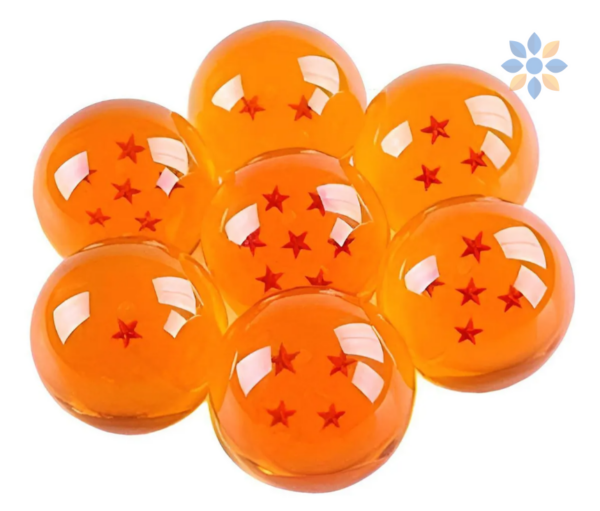 Set Coleccionable 7 Esferas Dragon Ball Z 4cm Brillantes