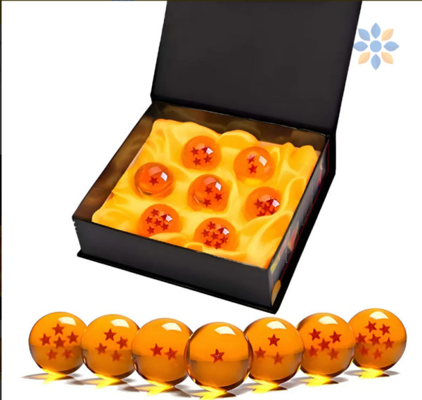 Set Coleccionable 7 Esferas Dragon Ball Z 4cm Brillantes