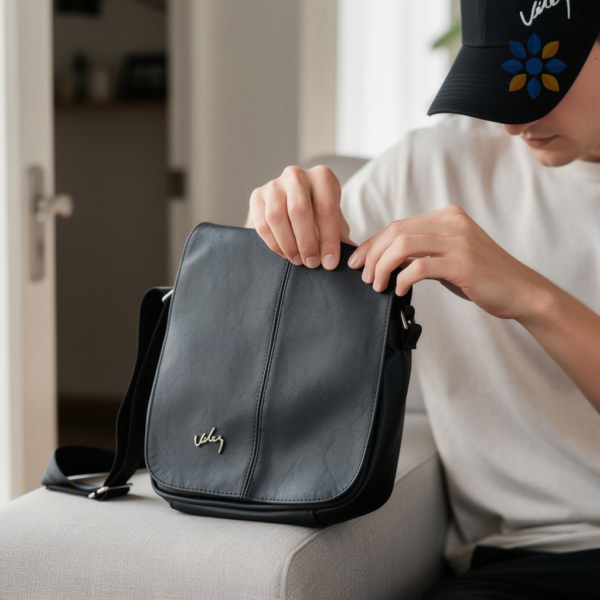 Duo Vélez Bolso Carriel 27 cm + Gorra + Bolsa Estilo