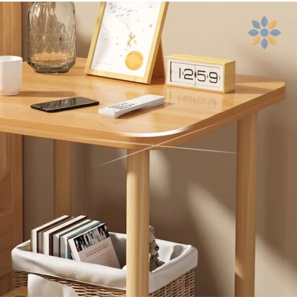 Mesa Auxiliar de Centro Moderna de Madera Blanca