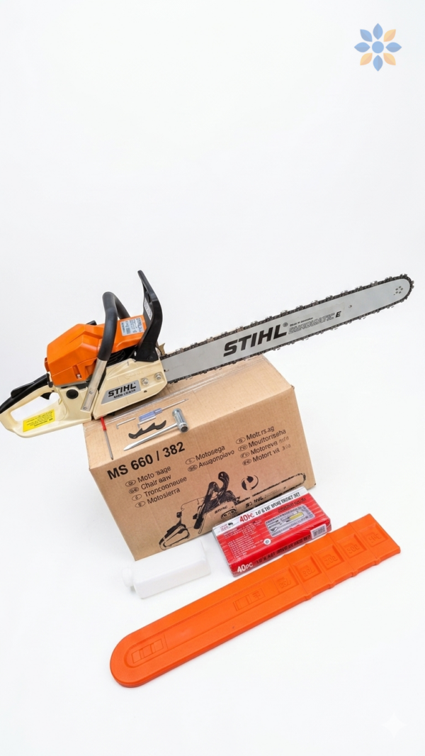 Motosierra STIHL MS382 47cc con Juego de Rache 40 Piezas