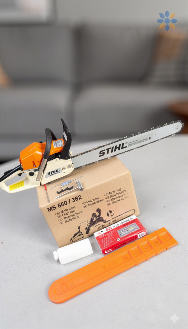 Motosierra STIHL MS382 47cc con Juego de Rache 40 Piezas