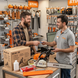 Motosierra STIHL MS382 47cc con Juego de Rache 40 Piezas