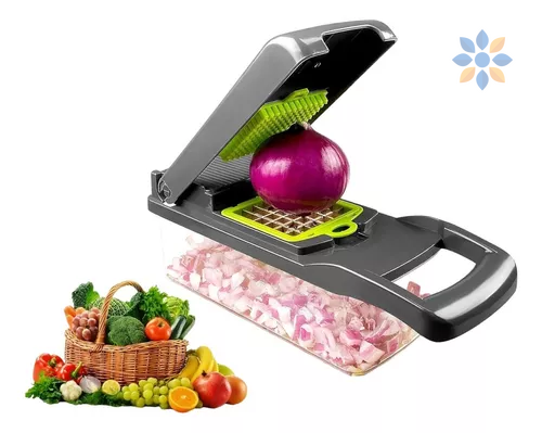 Rallador Picador Verduras 14pcs Multifunción Compacto