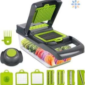 Rallador Picador Verduras 14pcs Multifunción Compacto