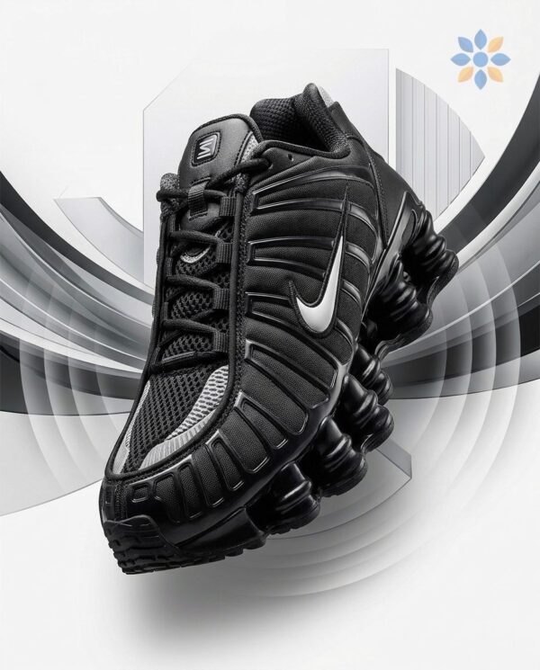Nike Shox TL Zapatillas Deportivas Negras Modernas