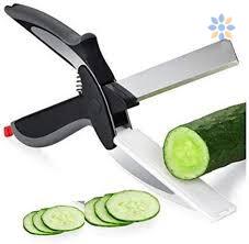 Cuchillo Tijera Clever Cutter Acero Inoxidable 26cm