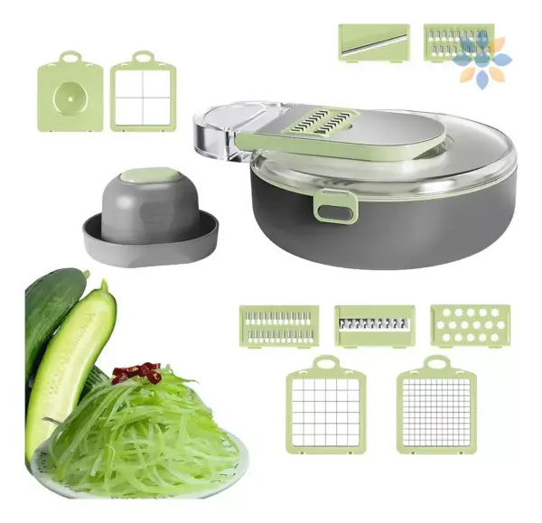 Picador multifuncional 9 piezas para verduras y más