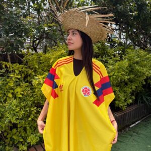 Poncho Selección Colombia VIP con Diseño Tradicional