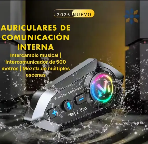 Combo Motero Intercom Y12 Pro + Shampoo Desengrasante