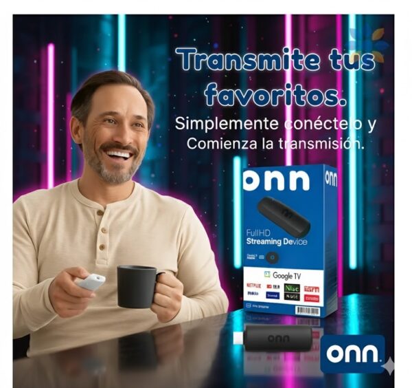 Onn FamilyStream Full HD - Streaming Smart TV Fácil