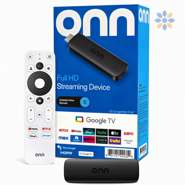 Onn StreamBox Full HD Dispositivo Streaming Google TV