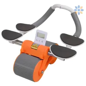 Rueda Abdominal Doble Soporte + Bandas Tubulares Resistencia