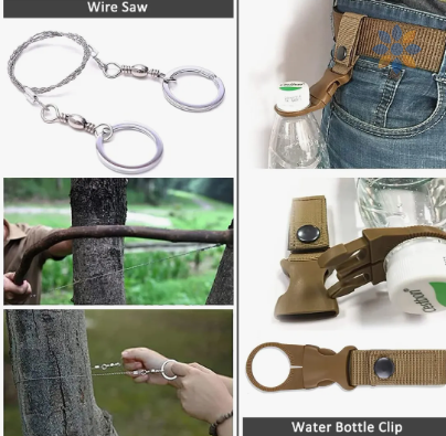 Kit de Supervivencia Completo para Aventuras al Aire Libre