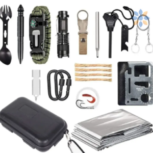 Kit de Supervivencia Completo para Aventuras al Aire Libre