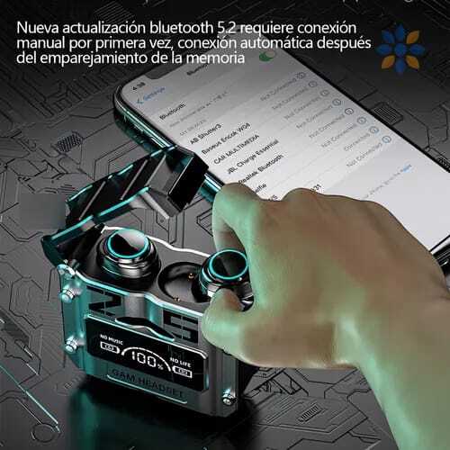 Audífonos Bluetooth deportivos M25 con Alexa y cancelación de ruido