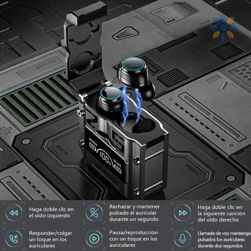 Audífonos Bluetooth deportivos M25 con Alexa y cancelación de ruido